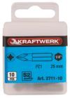 Kraftwerk Pozidriv Bit 25 mm PZ1 1/4 Zoll