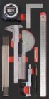 Kraftwerk PRO LINE EVA Messwerkzeug Einlage 20 x 40 cm 9 Teile