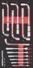 Kraftwerk PRO LINE EVA3 Pfeifenkopfschlüssel 7-19 mm 20 x 40 13 Teile