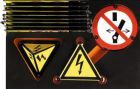Kraftwerk Satz Sicherheits und Warnschilder High Voltage