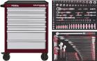 Kraftwerk Werkstattwagen BT700s 60/40 7 Schubladen rot-grau 169 teilig
