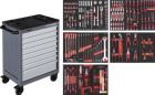 Kraftwerk BT LINE Werkstattwagen BT700 mit 8 Schubladen 236 Teile