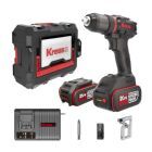 KUA71 Akku Bohrschrauber 20 V 60 Nm 2 x 4.0 Ah Ladegerät 6A Stapelbox