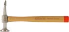 KS Tools Aluminium Karosserie Flachspitzhammer gewölbter Kopf rund flachspitz
