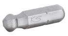 KS Tools 1/4 Zoll Bit Innensechskant Länge 25mm Kugelkopf Profilgröße 5/32 Zoll