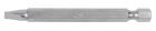 KS Tools 1/4 Zoll Bit Schlitz Länge 75mm Klingenbreite 12mm
