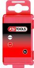 KS Tools 1/4 Zoll Bit Spanner Länge 75mm Profilgröße 10mm 5er Pack