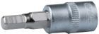 KS Tools 1/4 Zoll Bit-Stecknuss Innensechskant Schlüsselweite 9 mm