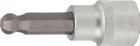KS Tools 1/4 Zool Bit-Stecknuss Innensechskant mit Kugelkopf 3 mm