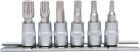KS Tools 1/4 Zoll Bit-Stecknuss-Satz XZN 6 Teile M4 - M10