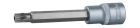 KS Tools 1/2 Zoll Bit-Stecknuss Torx mit Stirnlochbohrung lang TB10