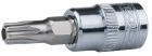 KS Tools 1/4 Zoll CHROMEplus Bit-Stecknuss Torx mit Stirnlochbohrung TB30
