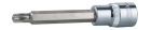 KS Tools 3/8 Zoll CHROMEplus Bit-Stecknuss Torx mit Stirnlochbohrung lang TB25