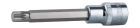 KS Tools 1/2 Zoll CHROMEplus Bit-Stecknuss XZN lang M8