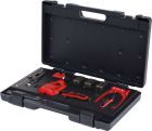 KS Tools FLAREFIX 1 Universal Bremsleitungs Bördelgerät Satz mit Hydraulik Spindel