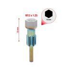 KS Tools Gewindeschneider mit Führungsbolzen für Temperatursensoren M12 x 1,25
