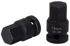 KS Tools 1/2 Zoll Kraft Bit Stecknuss Innensechskant Profilgrösse 17 mm Durchmesser 26 mm