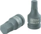 KS Tools 1/2 Zoll Kraft-Bit-Stecknuss Innensechskant kurz 1/8 Zoll