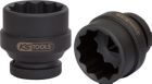 KS Tools 1 Zoll 12 kant Kraft Stecknuss kurz 50 mm