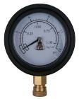 KS Tools Manometer Durchmesser 75 mm 0 - 1 bar mit 1/4 Zoll Schnellkupplung