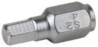 KS Tools 1/4 Zoll Mini Bit für Innensechskant Schrauben Profilgröße 4,0mm Länge 18mm