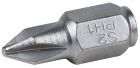 KS Tools 1/4 Zoll Mini Bit für Kreuz Schlitz Schrauben PH 1 und 18mm