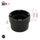 KS Tools Nutmuttern 3/4 Zoll Schlüssel mit 4 Zapfen für DAF Innenzapfen