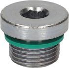 KS Tools Ölablassschraube Innensechskant M18 x 1,5 x 9 mm 10er-Pack