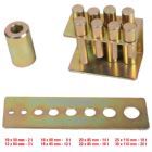 KS Tools performance Druckdorn Satz für Hydraulik Werkstattpresse 8 Teile
