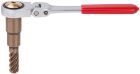 KS Tools Reibahle für ABS Sensoren mit abwinkelbarer Knarre für VAG Durchmesser 11 mm