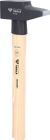 Brilliant Tools Schlosserhammer mit Hickory Stiel 800 Gramm französische Form