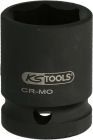 KS Tools 1 Zoll Sechskant-Kraft-Stecknuss kurz Schlüsselweite 9 mm
