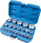 Brilliant Tools Steckschlüssel Satz 1/2 Zoll Zwölfkant kurz 21 Teile 8 bis 36 mm