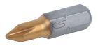 KS Tools 1/4 Zoll TiN Bit Länge 25mm PH3
