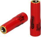 KS Tools 3/8 Zoll Torx-E-Stecknuss mit Schutzisolierung E12 lang