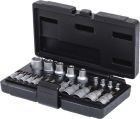 KS Tools 1/4 Zoll + 1/2 Zoll Torx-Steckschlüssel-Satz 21 Teile