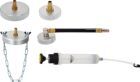 KS Tools Universal Adapter Satz zur Bremsentlüftung mit Handpumpe 5 teilig