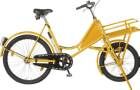 Lindner Lastenfahrrad Classic gelb Schaltung mit Beleuchtung und Lastenträger