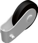 Layher Maschinentritt Rollen, 1 Paar