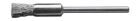 Lessmann Miniatur Pinselbürste Edelstahl gewelle 5 x 0,1 mm