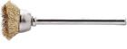 Lessmann Miniatur Topfbürste Messing gewelle 18 x 0,1 mm