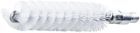 Lessmann Rohrbürste mit Gewinde M6 Durchmesser 20 mm Nylon glatt 0,15 mm