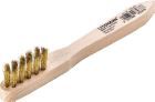 Lessmann Zündkerzenbürste Messing gewellt 0,15 x 150 mm