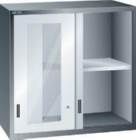 Lista Aufsatzschrank mit Schiebetür RAL 7035 5012 2x36x36E 1000x1431x725mm