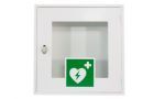 Lüllmann Erste Hilfe AED Schrank Maße 400 x 400 x 200 mm weiß
