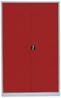 Lüllmann Flügeltürenschrank 5 OH 1950 x 1200 x 422 mm lichtgrau feuerrot