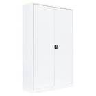 Lüllmann Flügeltürenschrank mit 4 Fachböden 1950 x 1200 x 422 mm in signalweiß