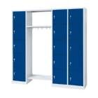 Lüllmann Garderobe 1 Abteil links 2 Abteile rechts je 5 Fächer 1800 x 1915 x 500 mm