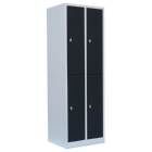 Lüllmann Garderobenschrank 2 Abteile doppelstöckig 1800 x 600 x 500 mm