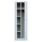Lüllmann Mehrzweckspind 2 Abteile 1800 x 600 x 500 mm RAL 7035 lichtgrau